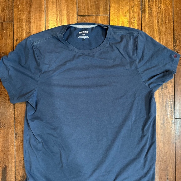 RHONE Navy Blue Short Sleeve Tee - Picture 1 of 4